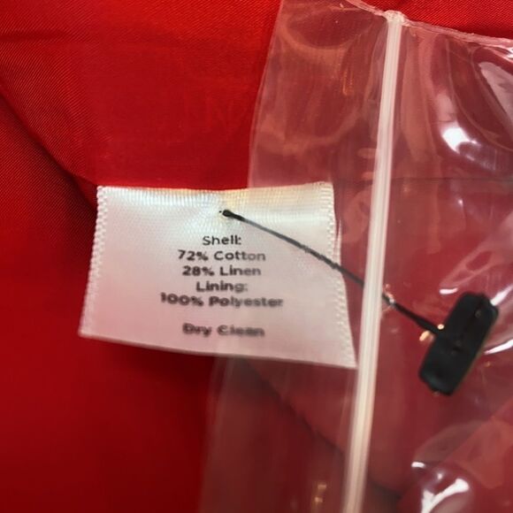 Talbots red jacket tailored raglan sleeve Designed - Picture 9 of 10